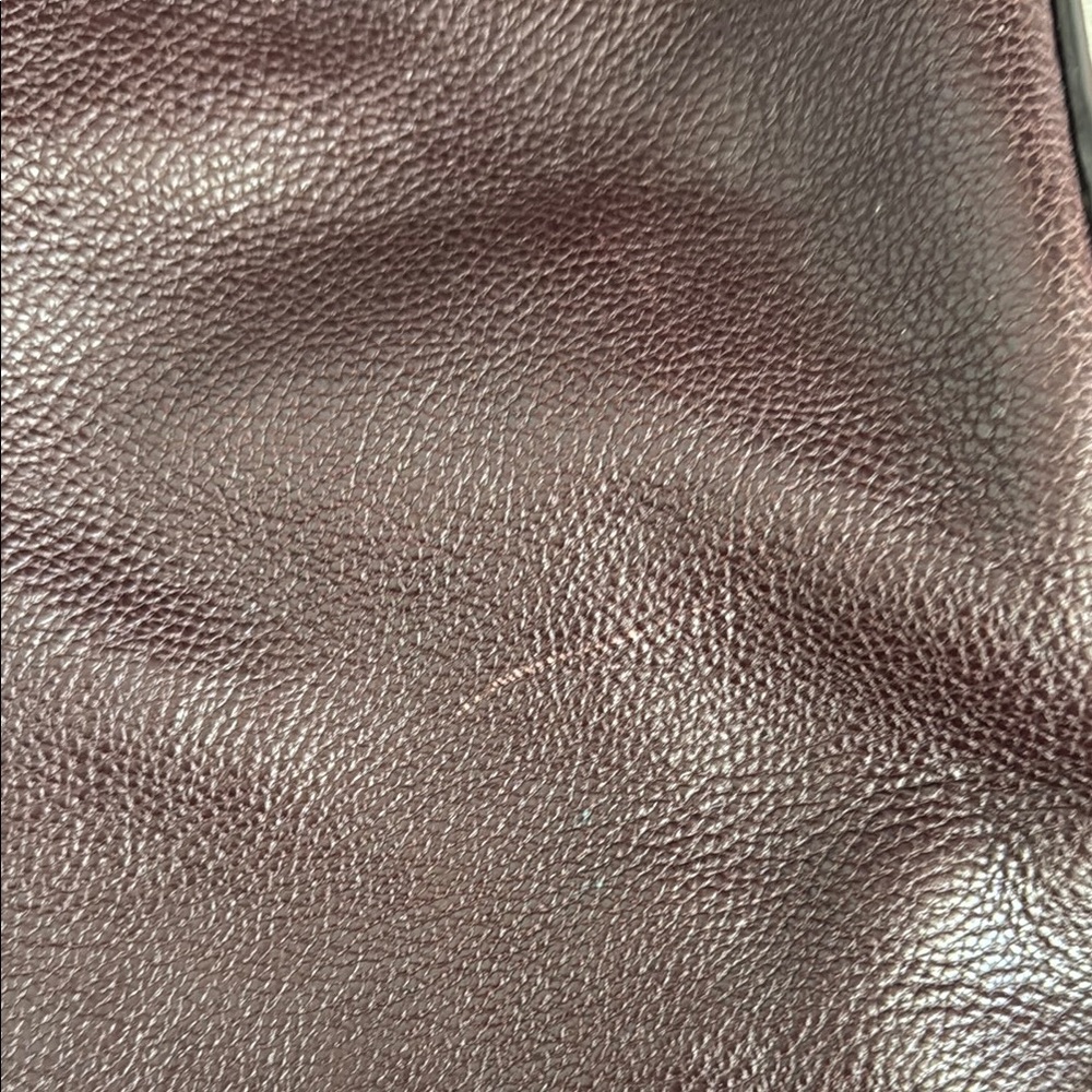 Burberry Brown Leather Hobo Bag with Braided Trim - Picture 6 of 10